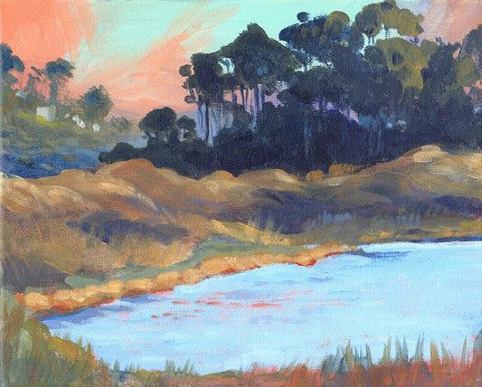 Cambria Sunset 8x10 by Jan French